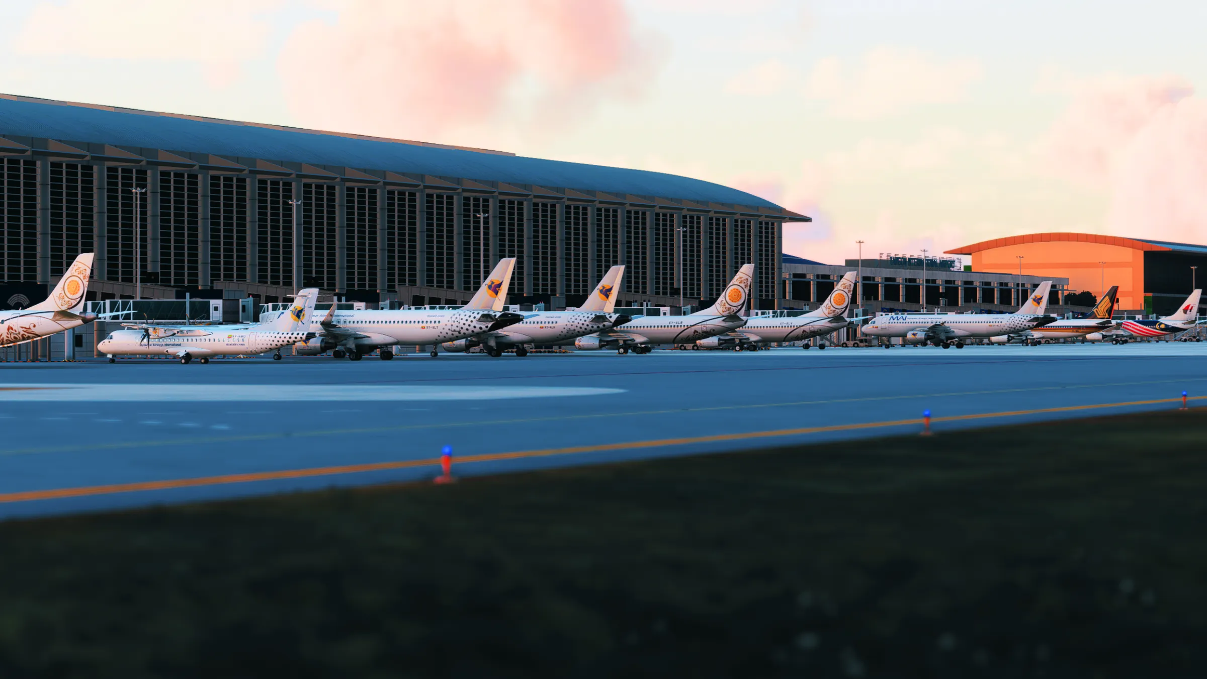 vMNA aircraft at Yangon